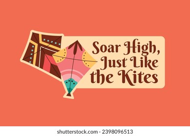 Makar Sankranti Festival sticker. Happy Makar Sankranti background. Makar Sankranti Festival celebration. January 15. Cartoon Vector illustration Template for sticker, Card.