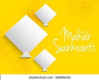 Makar Sankranti Greeting Card.