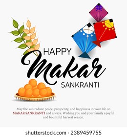 Makar Sankranti is a Hindu festival celebrating the transition of the sun into the zodiac sign of Capricorn (Makar).