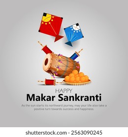 Makar Sankranti is a Hindu harvest festival celebrated across India and is observed with kite flying, feasts, and offering gratitude for a bountiful harvest.