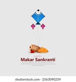 Makar Sankranti is a Hindu harvest festival celebrated across India and is observed with kite flying, feasts, and offering gratitude for a bountiful harvest.