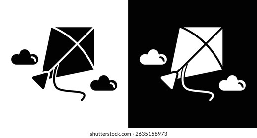 Makar sankranti icon concept, vector illustration