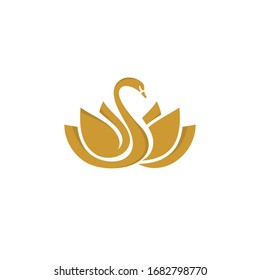 make  aicon of lotus combination with swan.