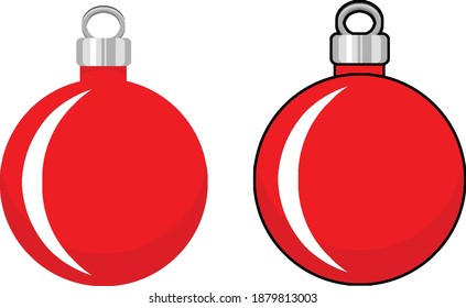 Make all your papercrafts extra festive with these ornaments.  This design features an ornament both as a cut file and as a cartoon with black lines.