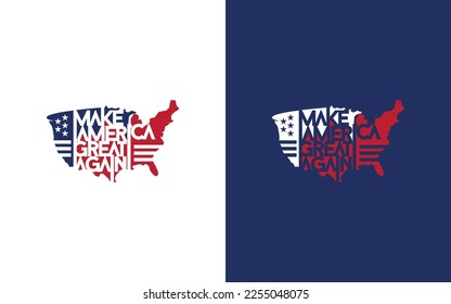 Make America great again illustration. Make America great again illustration for t-shirts, caps, banners, and other accessories. Vector illustration. svg