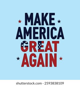 make america great again vector illustration july 1st USA independence day concept t-shirt