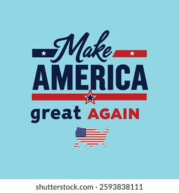 make america great again vector illustration july 1st USA independence day concept t-shirt