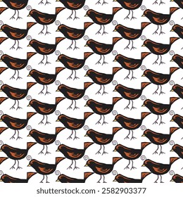 make animal pattern by using bird 