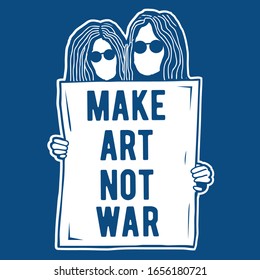 Estilo de afiche de la libertad de la Revolución del Arte No de la Guerra