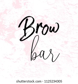 Make up artist banner, header or business card template with pastel blush texture.