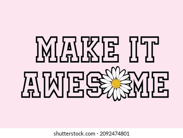 make it awesome vector design