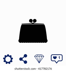 Make up bag icon.