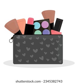 Make Up Bag Wuth Make Up Stuff