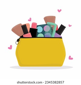 Make Up Bag Wuth Make Up Stuff