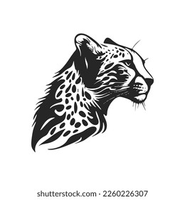 Make a bold statement with our striking, black and white, elegant hippo logo.