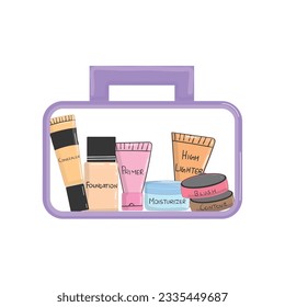 Make Up Box With Make up Products