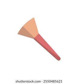 Make up brush beauty icon vector basic design simple and modern concept graphic