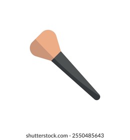 Make up brush beauty icon vector basic design simple and modern concept graphic