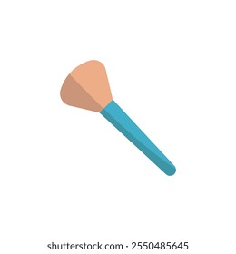 Make up brush beauty icon vector basic design simple and modern concept graphic