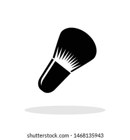 Make Up brush icon in trendy flat style. Powder brush symbol for your web site design, logo, app, UI Vector EPS 10. 