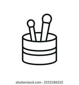 Make up brush set make up beauty icon vector basic design simple and modern concept graphic