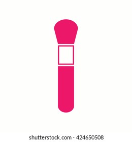 make up brushes cosmetic pink icon