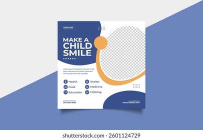 Make a Child Smile Charity Project Flyer