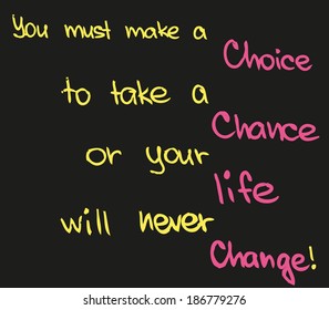 Make a choice