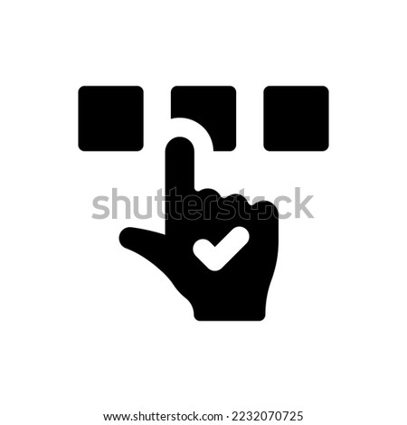 Make a choice icon (vector illustration)