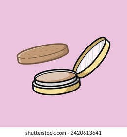 Make up cosmetics beauty girl theme vector design art