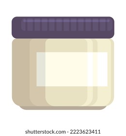 make up cream pot icon