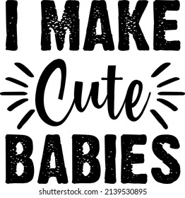 I make cute babies typography design