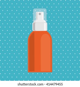 Make up design. cosmetic icon. skin care concept, vector illustration