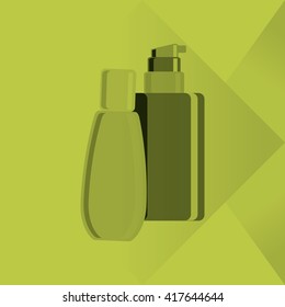 Make up design. cosmetic icon. skin care concept, vector illustration