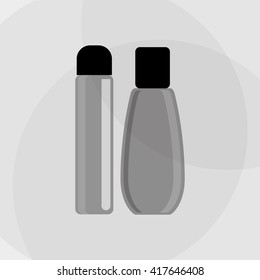 Make up design. cosmetic icon. skin care concept, vector illustration