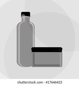 Make up design. cosmetic icon. skin care concept, vector illustration