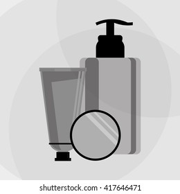 Make up design. cosmetic icon. skin care concept, vector illustration