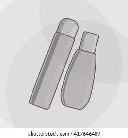 Make up design. cosmetic icon. skin care concept, vector illustration
