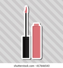 Make up design. cosmetic icon. skin care concept, vector illustration