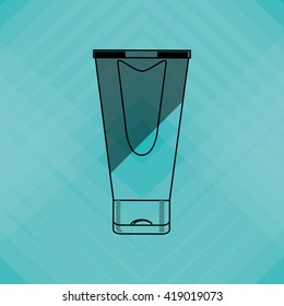 Make up design. cosmetic icon. skin care concept, vector illustration