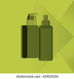 Make up design. cosmetic icon. skin care concept, vector illustration