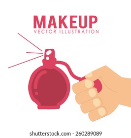 make up design, vector illustration eps10 graphic 