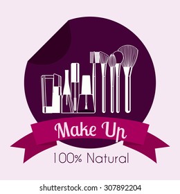 make up design, vector illustration eps10 graphic 