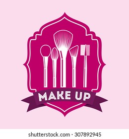 make up design, vector illustration eps10 graphic 