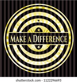 Make a Difference gold emblem