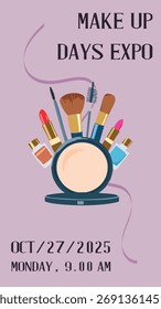 MAQUILLAJE EXPO DISEÑO DE PÓSTER