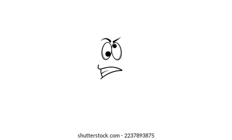 Make face icon. Flat vector graphic.