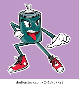 make a funny cartoon pilox doll mascot mocking the enemy