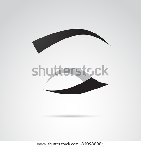 Make up icon isolated on white background. Vector art.