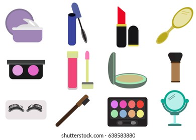 Make Up Icon Set Vector illustration